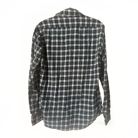 rag & bone Black and White Plaid Casual Button Down Shirt - Picture 9 of 9